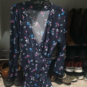Banana republic navy floral dress. Super stretchy.